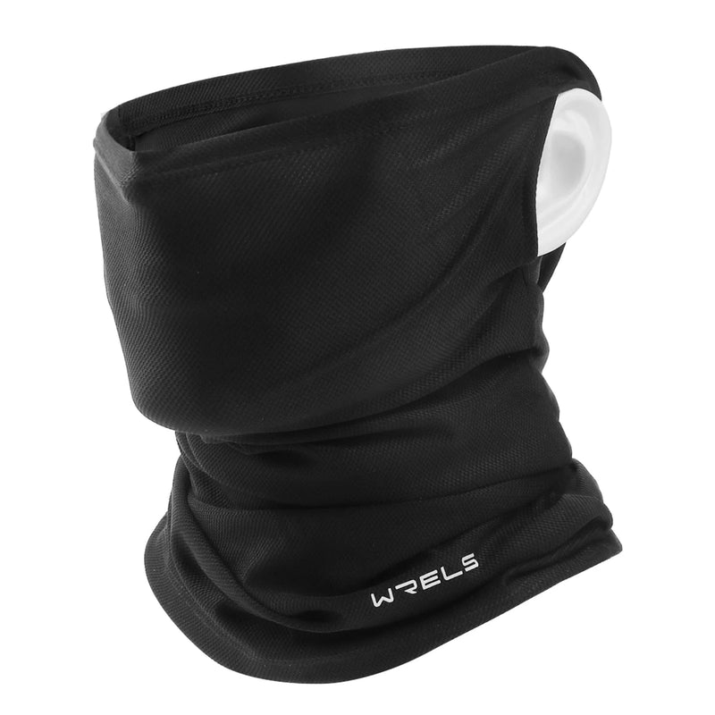 WRELS Ice Silk Sunscreen Mask Outdoor Cycling Face Cover Solid Color Neck Wrap UV Protection Ear Bandana Scarf Protection