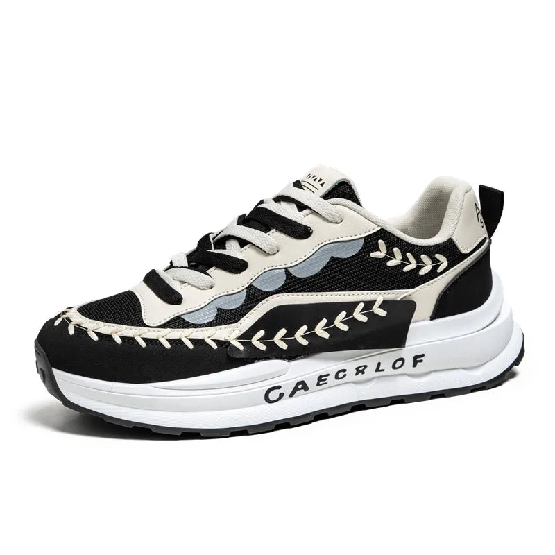 Men's casual Chunky sneakers Four seasons breathable lightweight soft-sole anti-slip fashion outdoor speed running sports shoes
