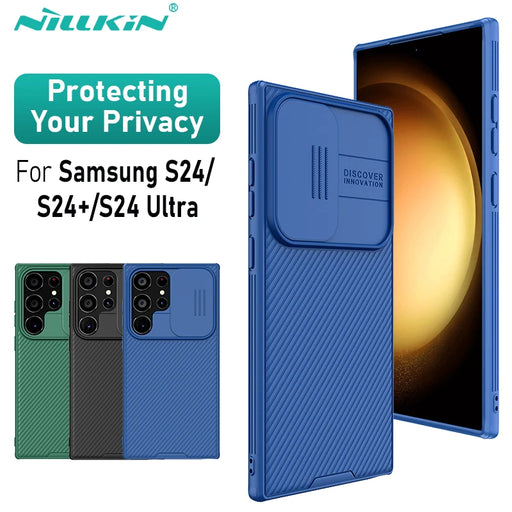 For Samsung Galaxy S24 Ultra Case NILLKIN CamShield Pro Sliding Camera Protection Phone Case For Samsung S24/ S24 Plus Cover