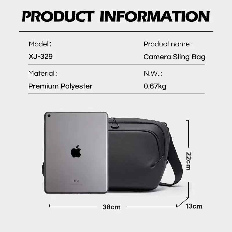 BANGE New Big Camera Shoulder Bag for Digital Canon/Nikon/Sony/DJI Drone Lightweight Travel Photography Sling Bag Carry Pouchs