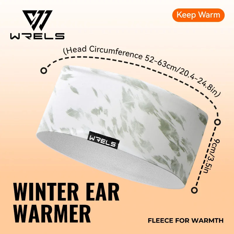 WRELS Ear Warmers Headband Windproof Sweat Wicking Cold-Proof Ear Covers Ski Sport Headband Men Women Outdoor Running Hair Band