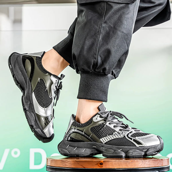 Chunky sneakers summer classic retro breathable comfort men's casual soprts shoes fashion youth soft sole outdoor running shoes