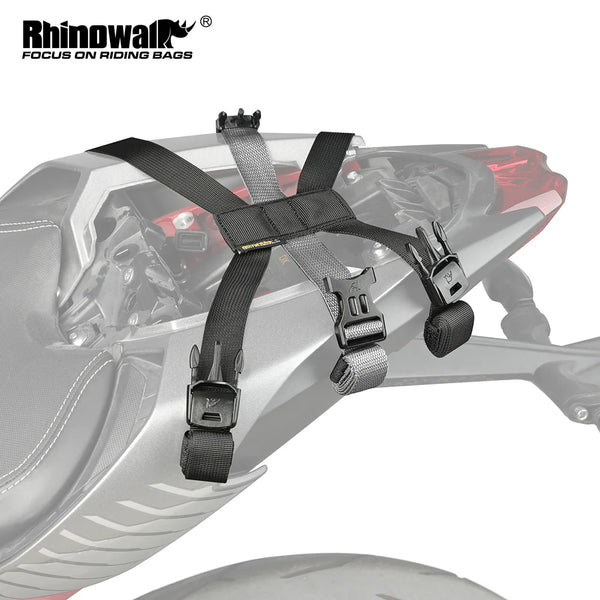 ខ្សែចងកាបូបកន្ទុយម៉ូតូ Rhinowalk សមនឹង MT2335 MT21610/20/30 MT2208/15/30 ខ្សែចងកាបូបខ្នង