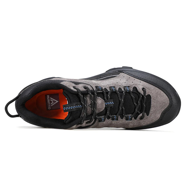 HUMTTO Non-slip Hiking Shoes for Men Breathable Sports Shoe Man Leather Outdoor Sneakers Designers Men's Casual Trekking Boots