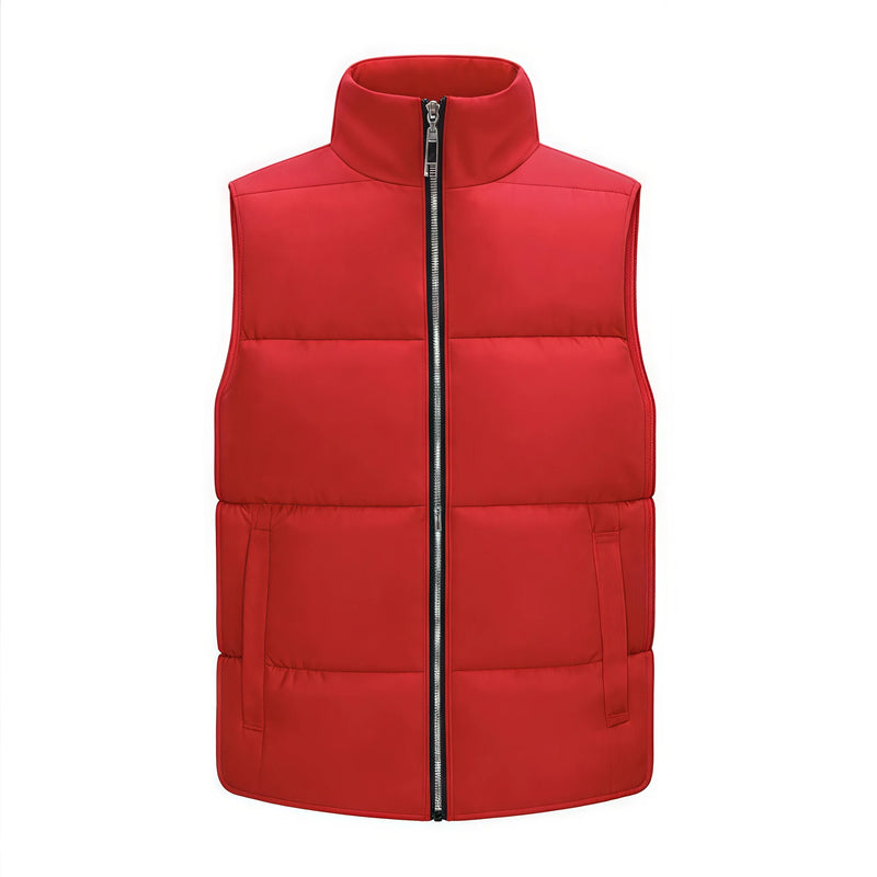 Autumn and Winter outdoor jackets Thickened down vest for warm couple unisex large-sized vest, fashionable and versatile vest