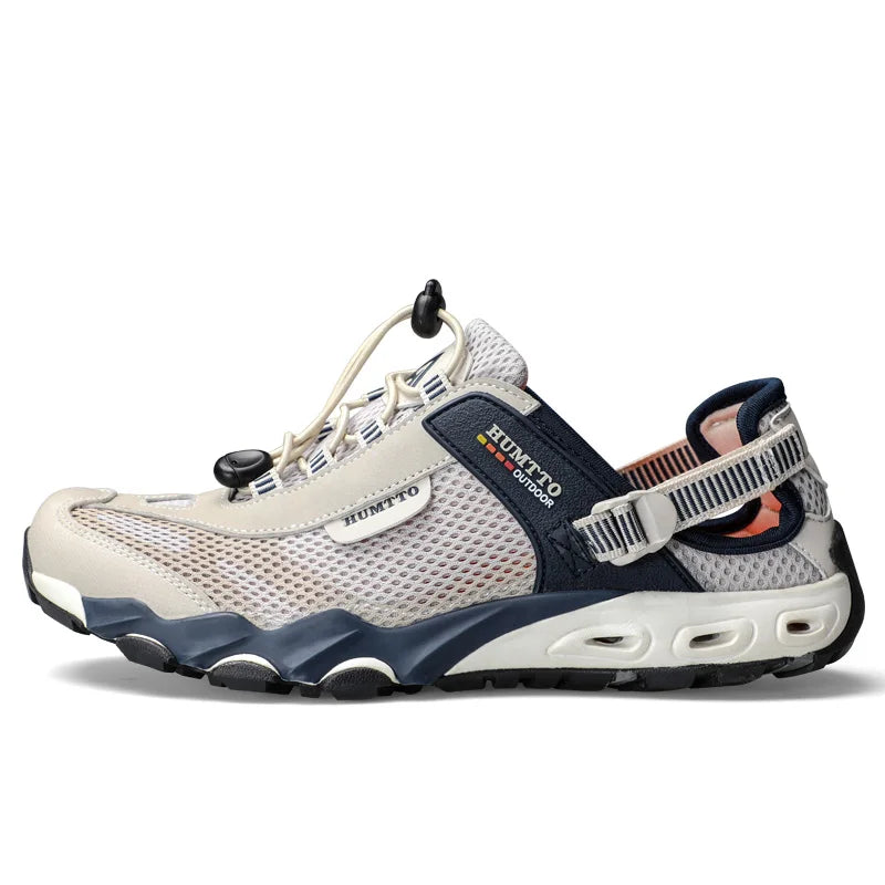 HUMTTO Summer Hiking Shoes for Men Breathable Beach Water Sneakers Man 2022 Sports Trekking Outdoor Shoes Casual Sandals Mens