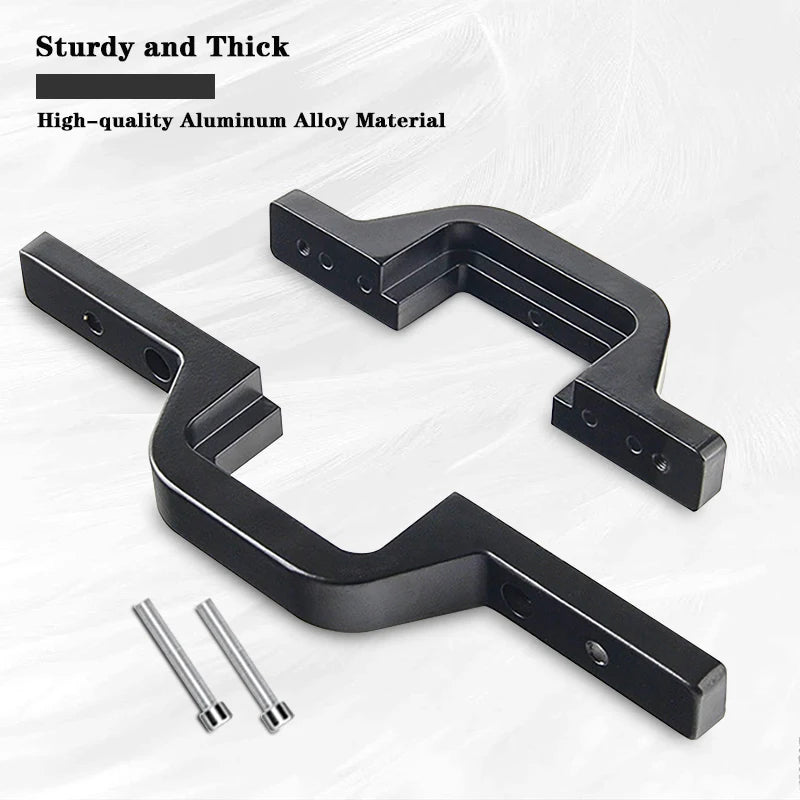Factory Price Dual Leds Mount Brackets Led Pods Mount Brackets 2.5 Inch Towing Hitch Mount Brackets for Truck Trailer Suv Pickup