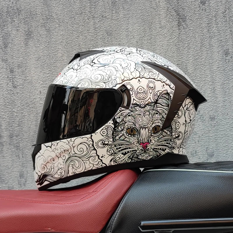 LVS Motorcycle full Face Helmets Moto Racing helmet Adult safety helmet DOT certification