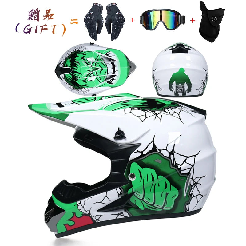 Motorcycle off-road helmet Cascos para Motos ATV all terrain beach bike helmet bicycle DH downhill full helmet capacete