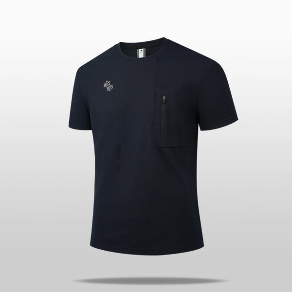 SBWL High-quality breathable quick-drying T-shirt outdoor leisure sports summer suitable men with short sleeves running Tops