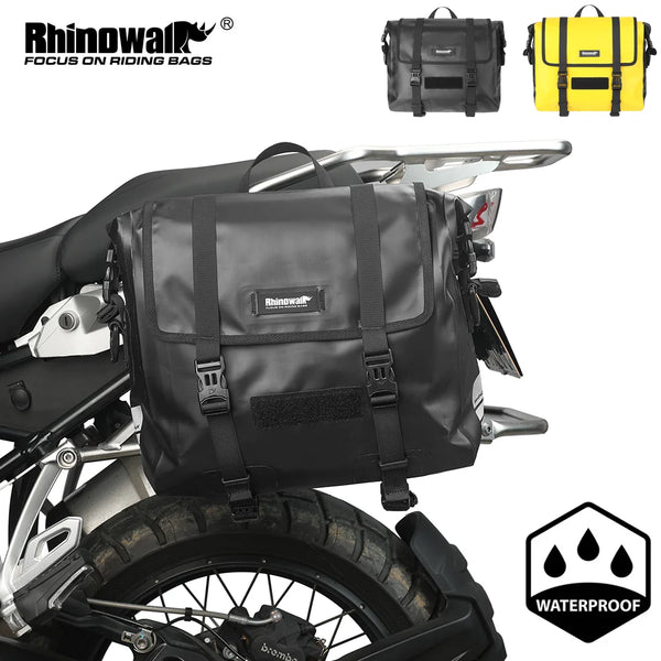 កាបូបដាក់កែបម៉ូតូ Rhinowalk ការពារទឹកជ្រាប 15លីត្រ ម៉ូទ័រ រ៉ាក់បញ្ចេញរហ័ស កាបូបដាក់កុំព្យូទ័រយួរដៃ សមសម្រាប់ម៉ូទ័រភាគច្រើន 1 ដុំ