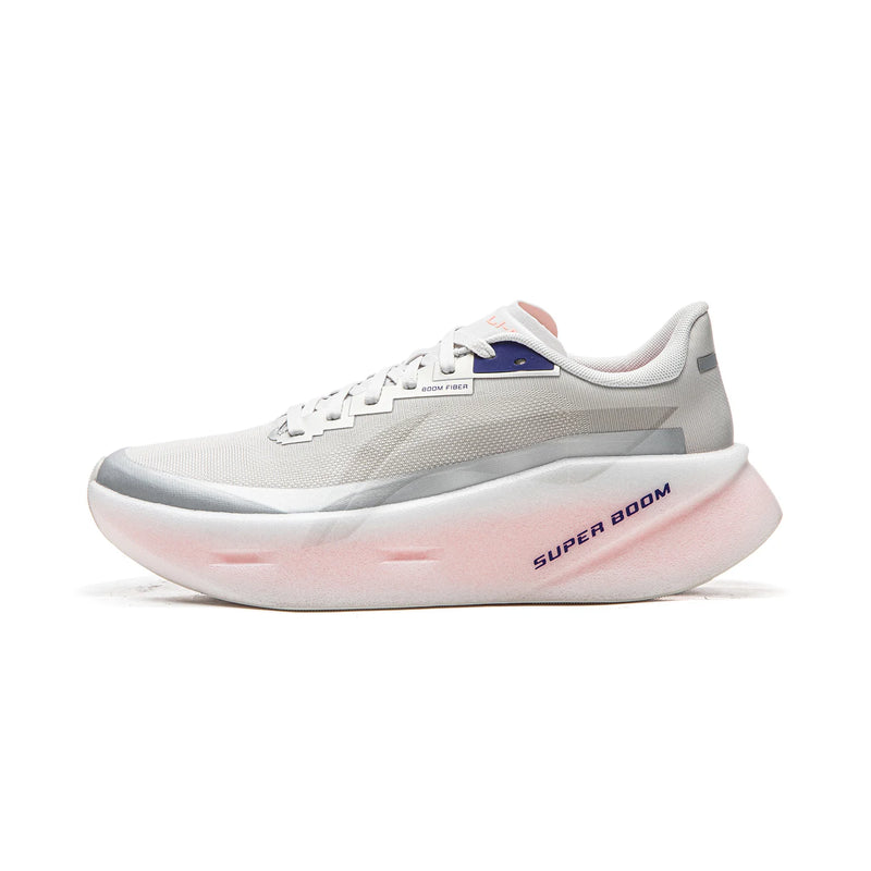 ស្បែកជើងរត់ Li-Ning CHAOYING PRO Cushion សម្រាប់នារី SUPER BOOM ទម្ងន់ស្រាល មានខ្យល់ចេញចូលបានល្អ ស្បែកជើងកីឡាប្រចាំថ្ងៃ LiNing ARBW004