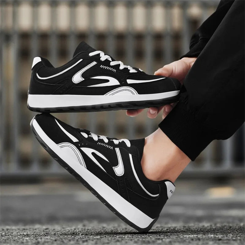 Men's fashion casual shoes four season new non-slip breathable light city walking shoes youth outdoor running sports board shoes