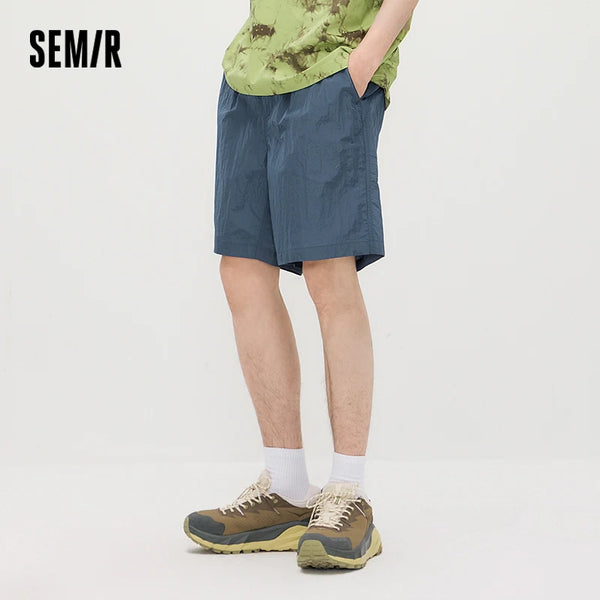 ខោខ្លីបុរស Semir បែបស្ព័រ ពាក់ក្រៅផ្ទះ មានហោប៉ៅដេរភ្ជាប់ ចង្កេះយឺត ខោខ្លីធម្មតា រដូវក្ដៅ 2026 ត្រង់