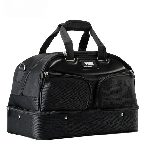 Authentic Golf Clothing Bag Men's Double-decker All-black Clothing Bag Super Large Capacity High-end Ball Bag YWB005