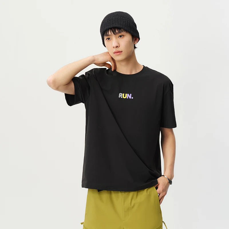 Semir Mens Tshirt 2026 Color Block Multi Printed Knitted Quick Dry UV Protection Couple Style