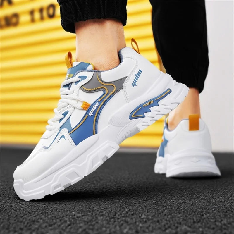 Chunky Sneakers Four Season Breathable Lightweight Outdoor Casual Walking Shoes Fashion Soft Sole Sports Running Shoes Board Sho