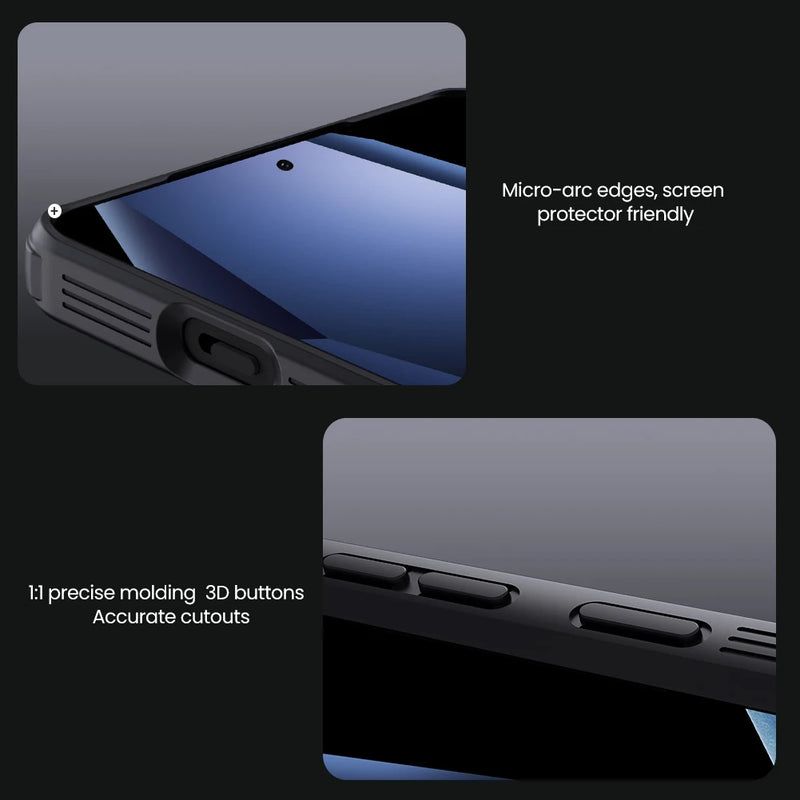 NILLKIN For OnePlus Ace 5 / 5 Pro Case CamShield Pro Sliding Camera Protection TPU Frame PC Back Cover For One Plus 13R Cases