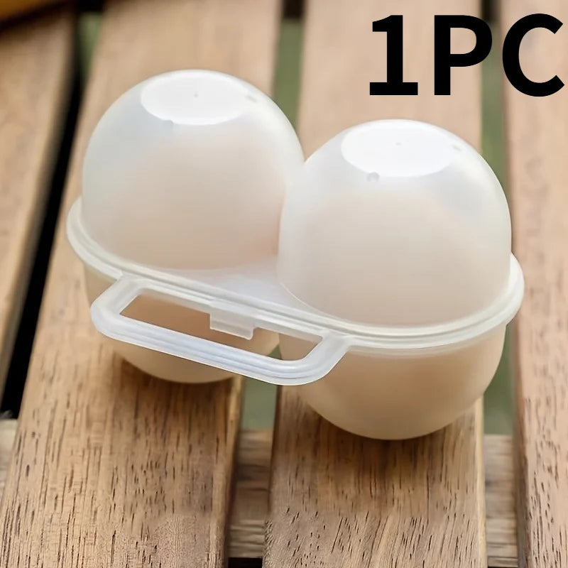 1/2pcs Outdoor Portable Shockproof Egg Box. Anti drop egg storage box, portable egg box.refrigerator storage box. storage box