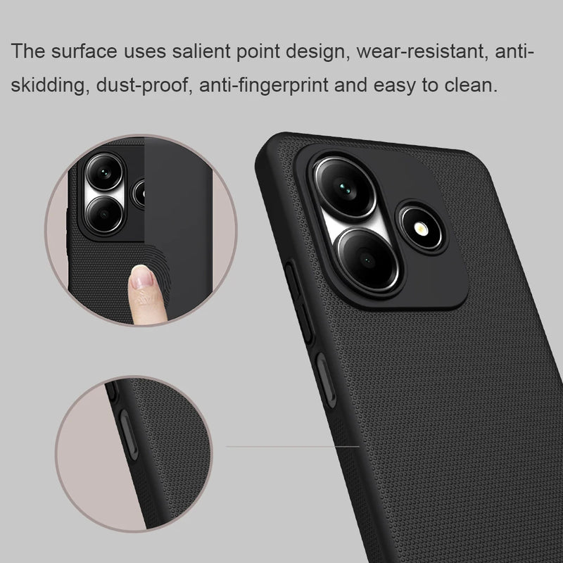 Nillkin For Xiaomi Redmi Note 14 5G Case Frosted Shield TPU Matte Shockproof PC Hard Back Cover For Redmi Note 14 5G Cases