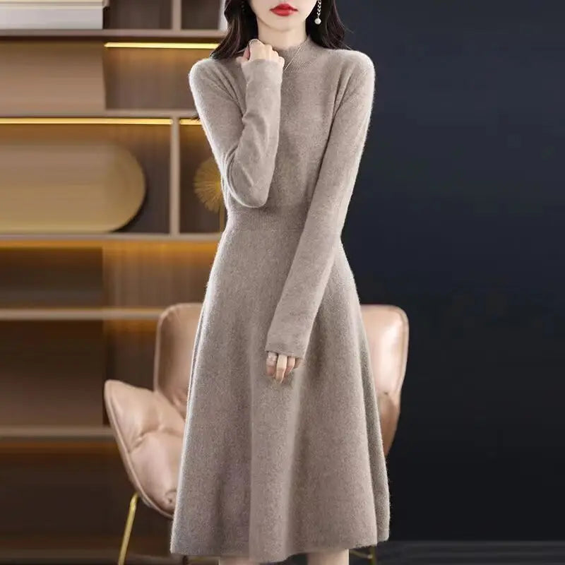 Ropa De Mujer New Pullover Dress Slim Elegant Knitwear Winter Clothes Woman Spring Autumn Woolen Ladies Sweaters & Jumpers