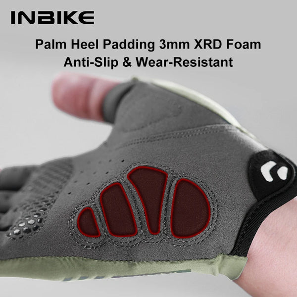 INBIKE Clearance Sale! Men's Cycling Gloves Half Finger Padded for Road Mountain Bike Gloves Summer Riding Bicycle Gloves Gear