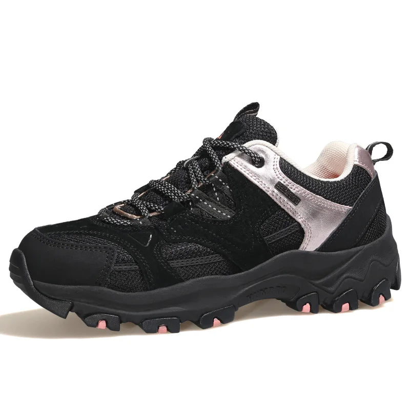 HUMMTO Shoes for Women Anti-slip Hiking Shoes Outdoor Sneakers Breathable Designer Shoe Lightweight Comfortable Treeking Boots