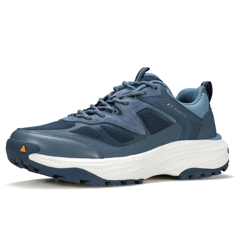 HUMTTO Non-slip Hiking Shoes for Men Breathable Sports Shoe Man Leather Outdoor Sneakers Designers Men's Casual Trekking Boots