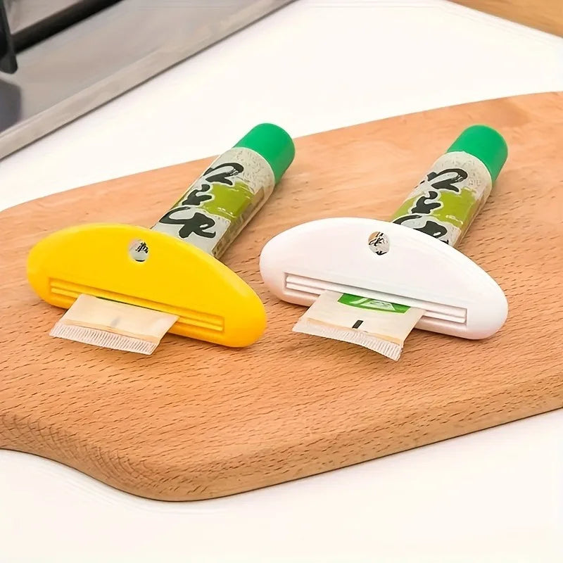 2Pcs Manual Toothpaste Squeezers - Ergonomic Grip, for Multifunction Squeeze toothpaste, facial cleanser and other items