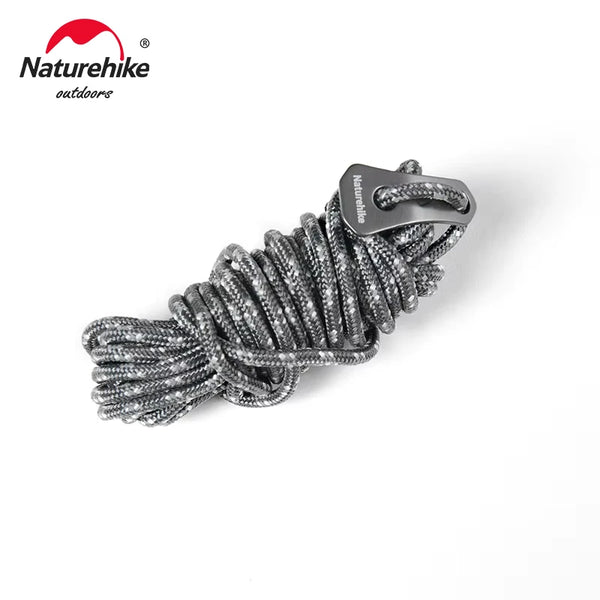 Naturehike Reflective Tent Rope 4.5m Outdoor Camping Wind Tie Tightener Fastening Durable Wear-resistant Tent Accessories