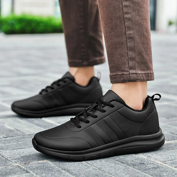 Chef Hotel Kitchen Work Shoes Four Seasons New Waterproof Non-slip Soft-sole Light Breathable Men's Outdoor Walking Sports Shoes
