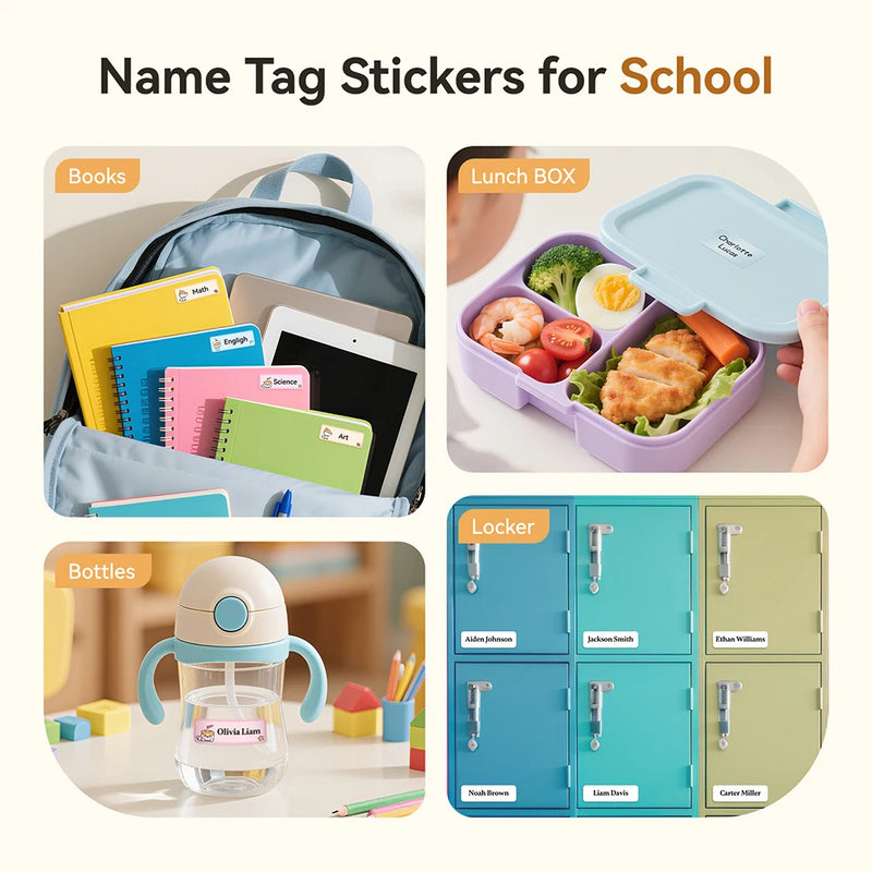 NIIMBOT D110 Upgraded Version Thermal Label Printer Mini Portable Smart Label Maker With Tape for Office Home Kitchen School