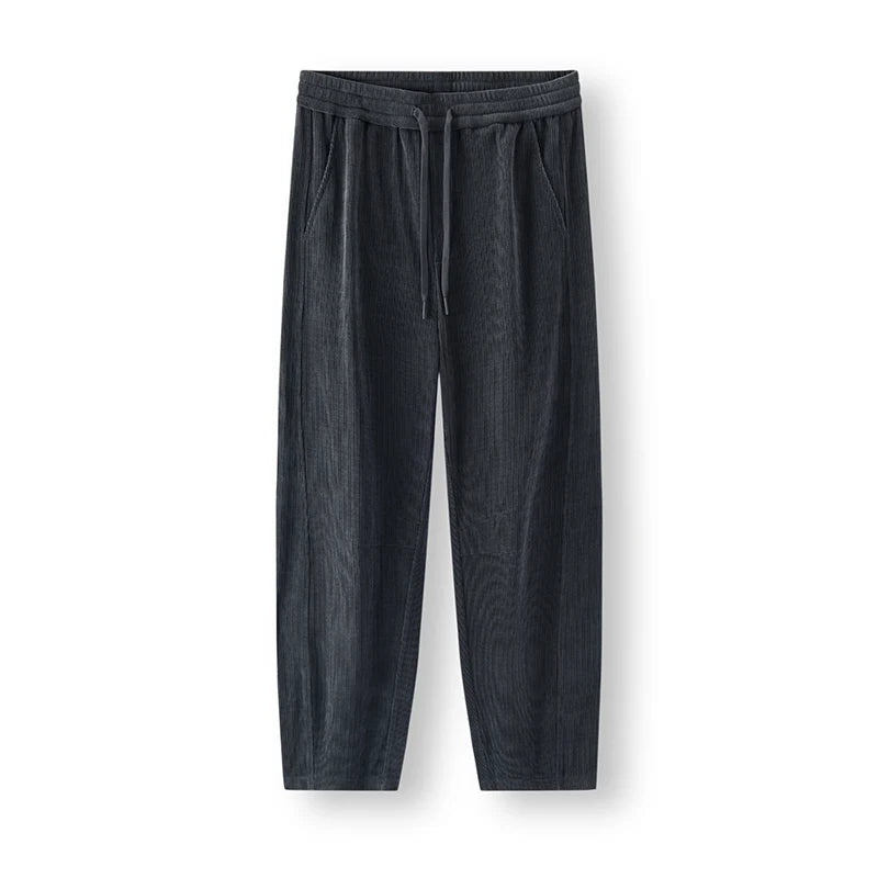 Semir Fleece Pants Men 2026 Autumn Winter Heated Loose Curved Blade Straight Leg Trendy Versatile Casual Warm Trousers