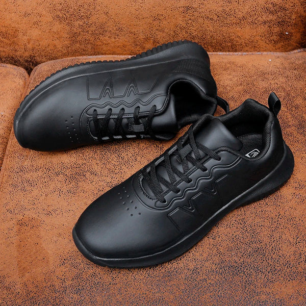 Couple Chef's shoes lightweight soft soled non slip waterproof oil resistant four season new men and women's work casual shoes
