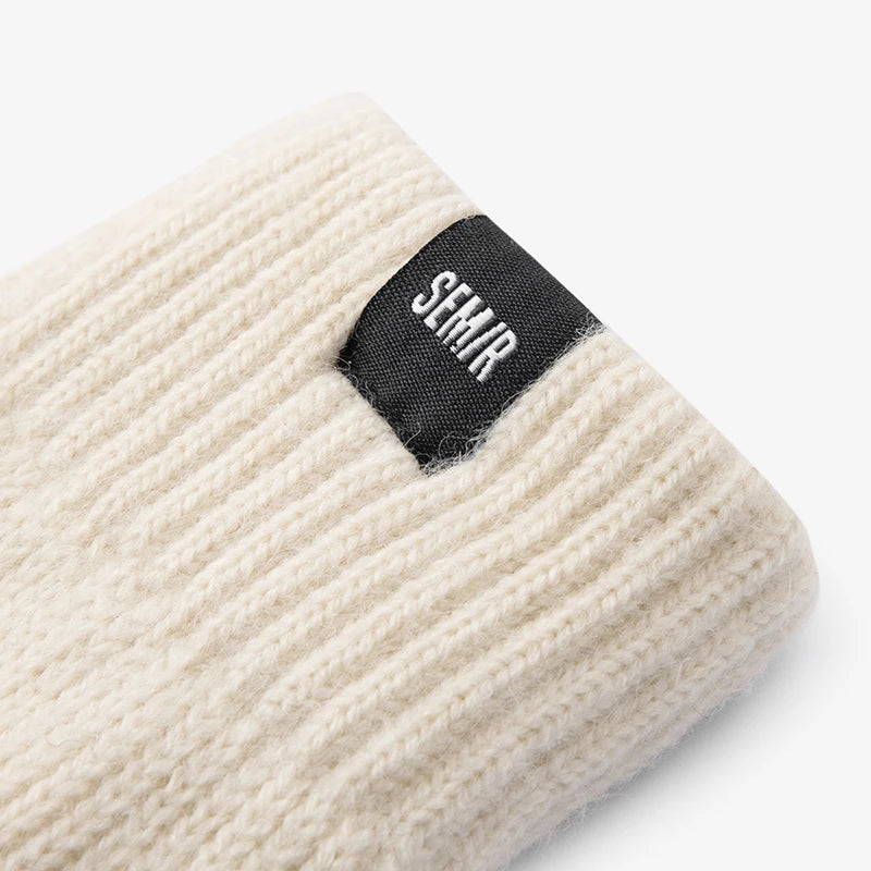 Semir TouchScreen Gloves Knit Men Winter 2025 Handwear Warm Soft Elastic Fleece Comfortable Cycling Casual Couple