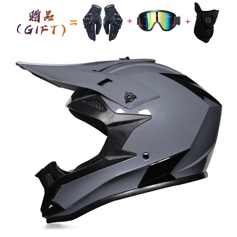 Motorcycle helmet motorcross off-road helmets ATV Dirtbike downhill racing helmet DOT capacete Bicycle DH speed reduction