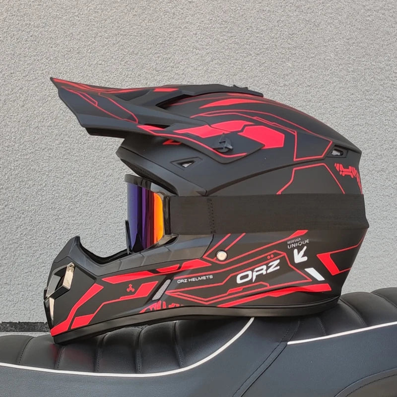 DOT Adult Motocross Helmet MX Dirt Bike Helmet Lightweight Off Road ATV UTV Quad Motorcycle Cross Helmet for Men Women Youth