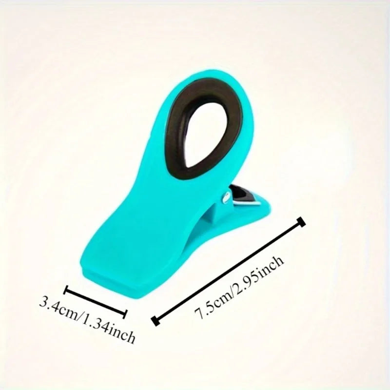 2/4pcs Refrigerator Clip, Household Snack Moisture-proof Sealing Clip,Multi-functional Food-grade Sealing Clip, Random Color.