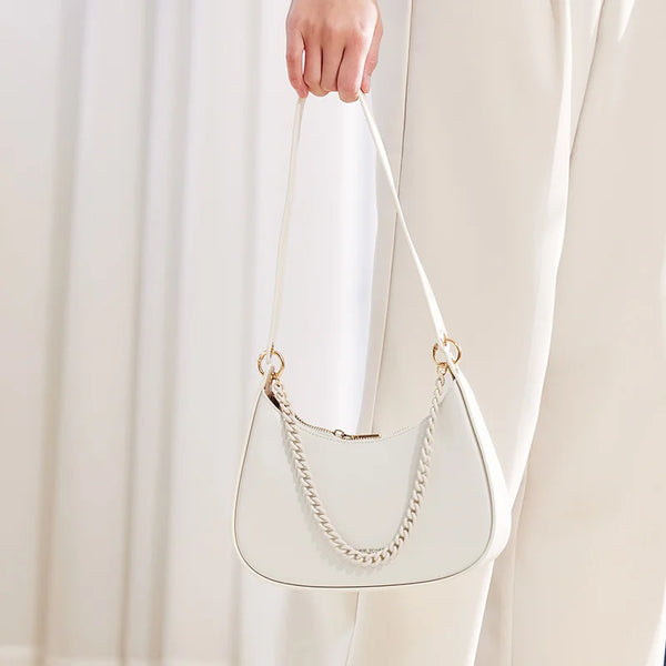 Semir Armpit Bag Women 2024 New Gentle French Style Single Shoulder Bag Fashion Texture Crossbody Bag Handbag