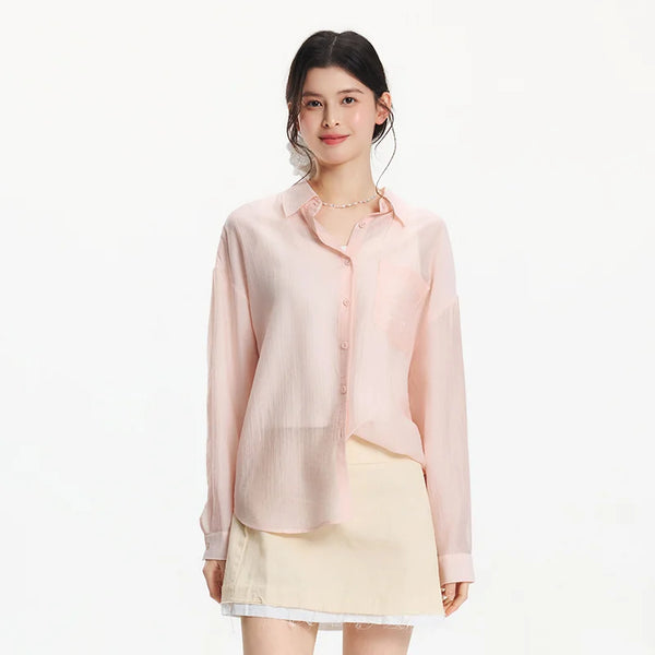 អាវស្ត្រី Semir ឆ្នាំ ២០២៦ ឈុតពីរដុំរលុង សាមញ្ញ ទាន់សម័យ ទន់ មានផាសុកភាព ពាក់ប្រចាំថ្ងៃ