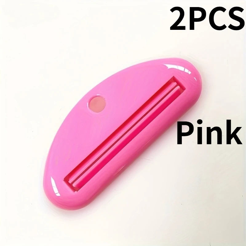 2Pcs Manual Toothpaste Squeezers - Ergonomic Grip, for Multifunction Squeeze toothpaste, facial cleanser and other items