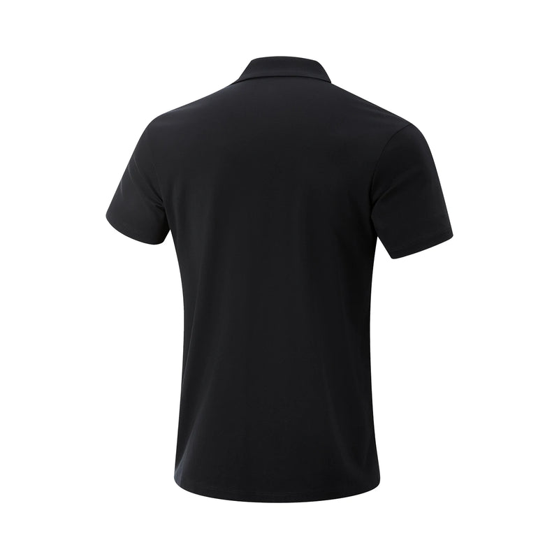 អាវយឺតប៉ូឡូហ្វឹកហាត់បុរស Li-Ning AT DRY FREEZE ទំហំធម្មតា ស្រួលដកដង្ហើម អាវយឺតដៃខ្លី LiNing Sports APLV037