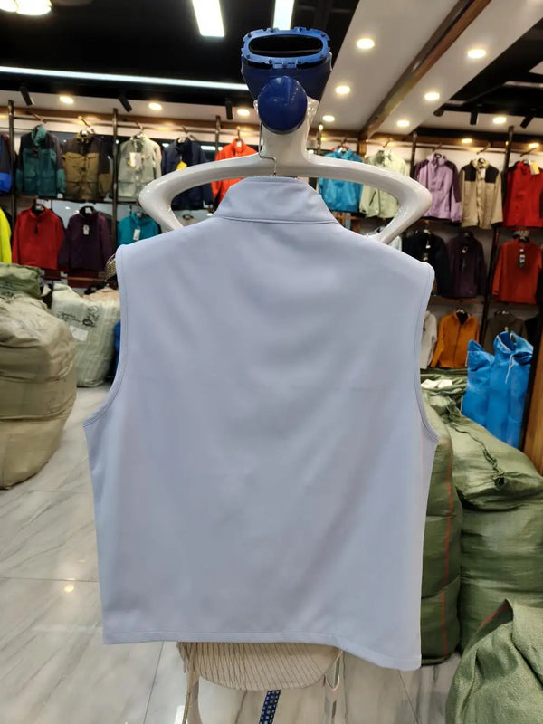 2026 New Soft-shell stand-up collar jacket work uniform with logo Spring Autumn high-end 4S store large pocket workwear vest