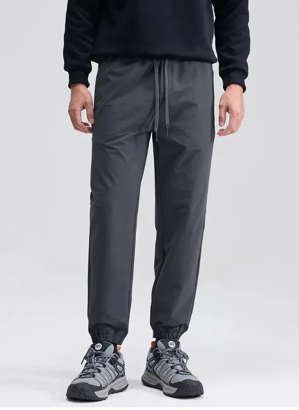 Outdoor Men's Water-Resistant Oxford Hiking Pants, Quick-Dry Lightweight with 4-Way Stretch, Fishing Trekking Daily Commute