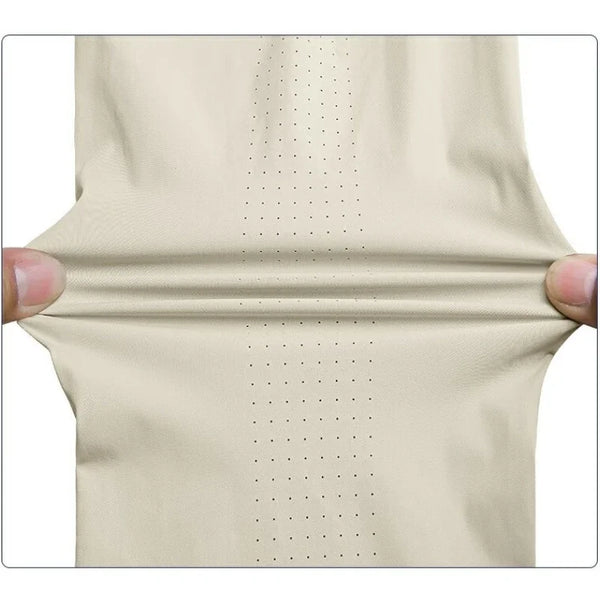 PGM Men's Golf Pants Elastic Comfortable Sports Pant with Perforations Golf Wear for Men KUZ154
