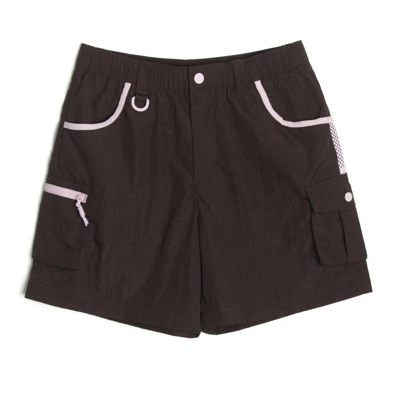 ខោខ្លីកីឡាសម្រាប់នារី Li-Ning ធ្វើពីប៉ូលីអាមីត 100% រាងរលុង ស្រួលពាក់ ទាន់សម័យ ខោលីនីង AKSV940