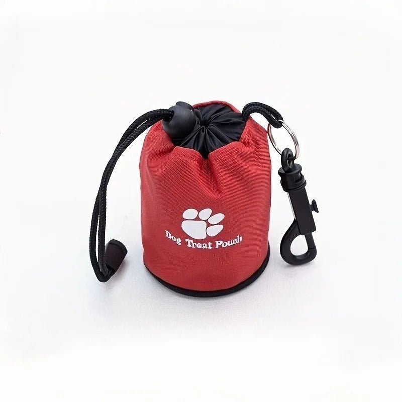 1pc Dog Treat Pouch,Portable& Durable Pet Training Bag Pouch Treat Bag,Drawstring Zipper,Ideal for On-the-Go Snacks,Dog Snacks