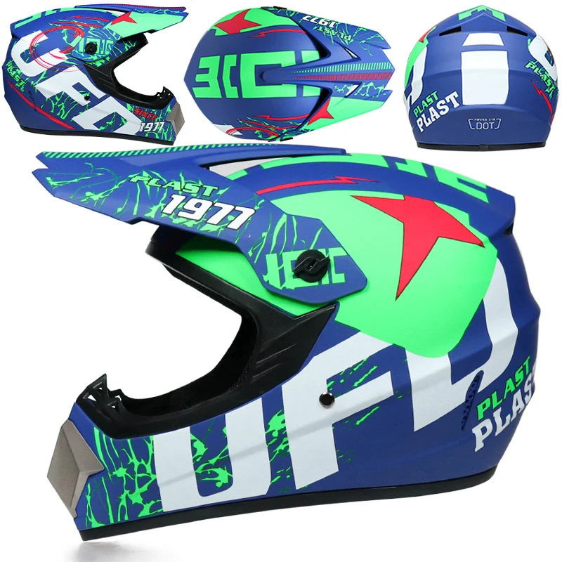 ORZ Latest Off-road Motorcycle Helmet ATV SUV Downhill Mountain Bike DH Car Helmet Cross Helmet Capacetes Motocross Dot Abs