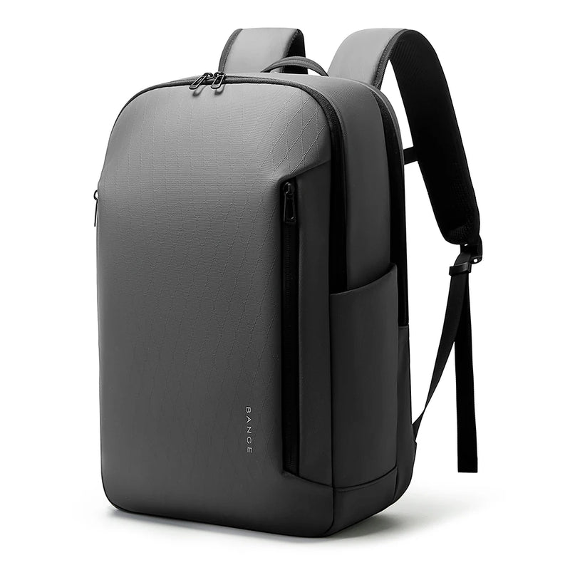 BANGE New Casual Multi-Pockets Big Capacity Daily 15.6inch Laptop Light Waterproof For Business Trip Roomy Men Backpack with YKK