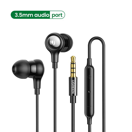 UGREEN Wired Earphone With Microphone In Ear 3.5mm Noise Cancelling USB Type C Lightning Earphones For iPhone 15 Pro Max Xiaomi 3.5mm earphones CHINA